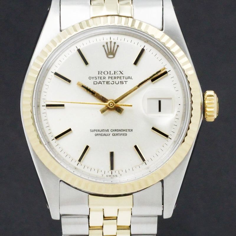 Rolex Datejust 1601 - 1969 - goud/staal - two/tone - Rolex horloge - Rolex kopen - Rolex heren horloge - Trophies Watches