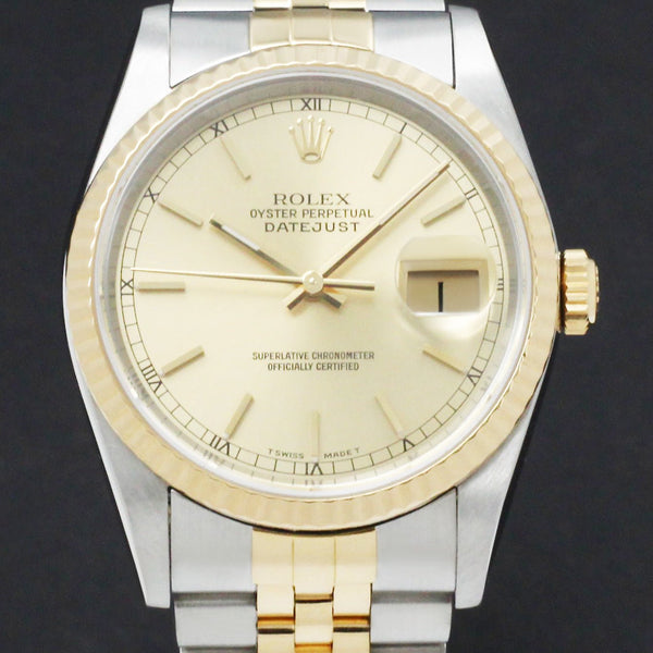 Rolex Datejust 16233 - 1989 - Rolex horloge - Rolex kopen - Rolex heren horloge - Trophies Watches