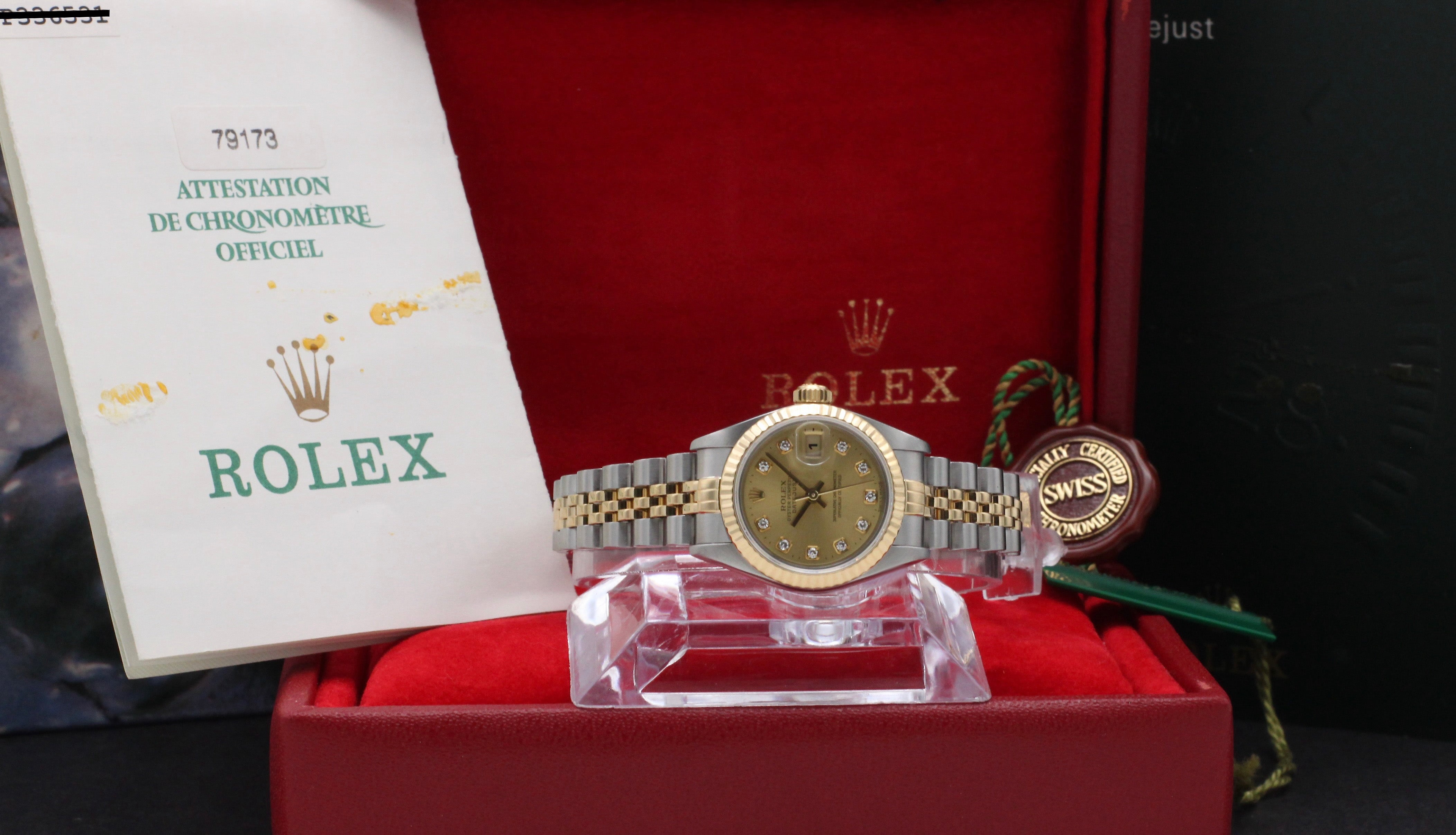 Rolex Lady-Datejust 79173G - 2000 - Rolex horloge - Rolex kopen - Rolex dames horloge - Trophies Watches