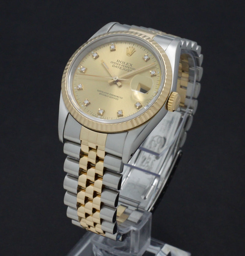 Rolex Datejust 16233G - 1991 - Rolex horloge - Rolex kopen - Rolex heren horloge - Trophies Watches