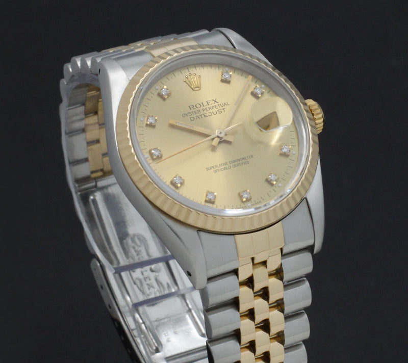 Rolex Datejust 16233G - 1991 - Rolex horloge - Rolex kopen - Rolex heren horloge - Trophies Watches