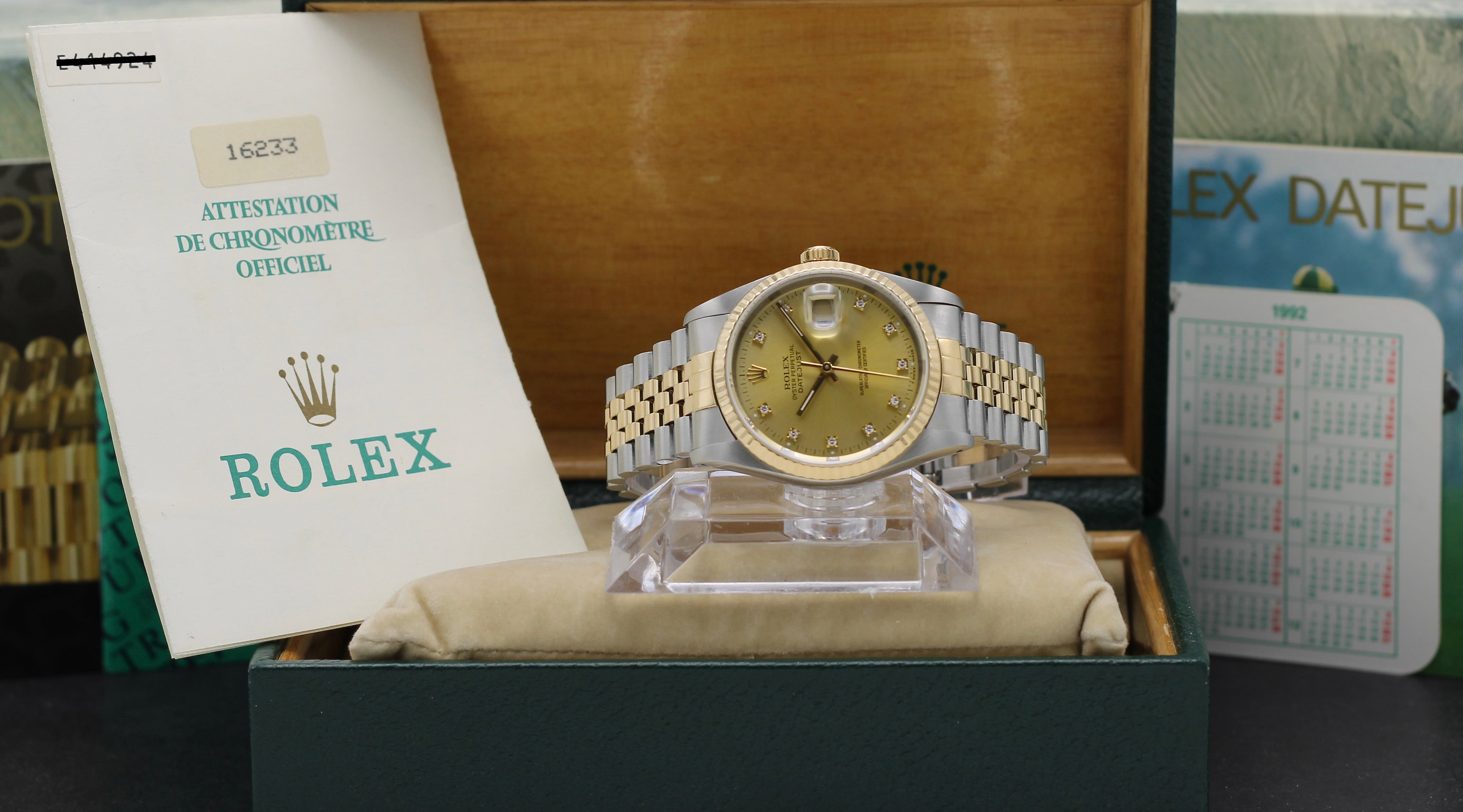 Rolex Datejust 16233G - 1992 - Rolex horloge - Rolex kopen - Rolex heren horloge - Trophies Watches