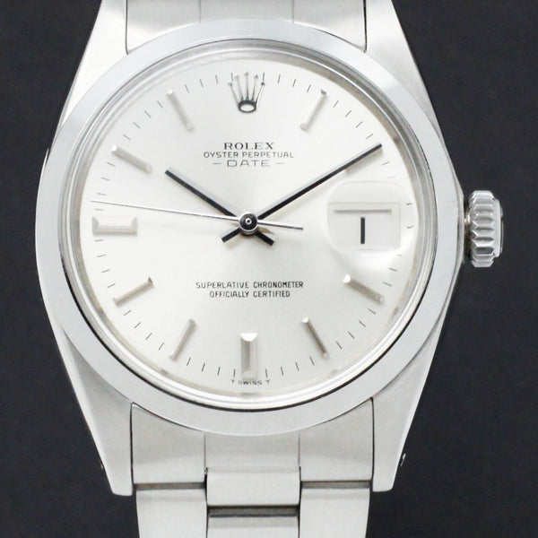 Rolex Oyster Perpetual Date 1500 serviced - 1972 - Rolex horloge - Rolex kopen - Rolex heren horloge - Trophies Watches