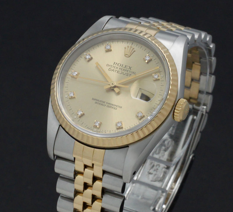 Rolex Datejust 16233G - 1988 - Rolex horloge - Rolex kopen - Rolex heren horloge - Trophies Watches