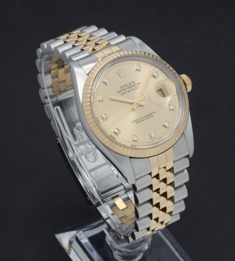 Rolex Datejust 16013G - 1987 - Rolex horloge - Rolex kopen - Rolex heren horloge - Trophies Watches