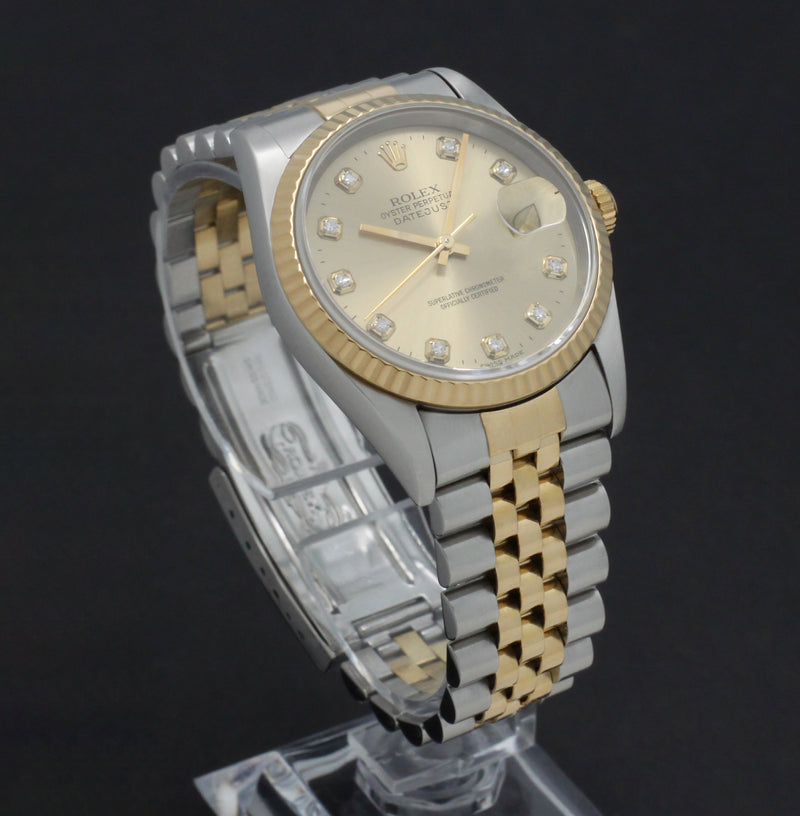 Rolex Datejust 16233G - 1999 - Rolex horloge - Rolex kopen - Rolex heren horloge - Trophies Watches