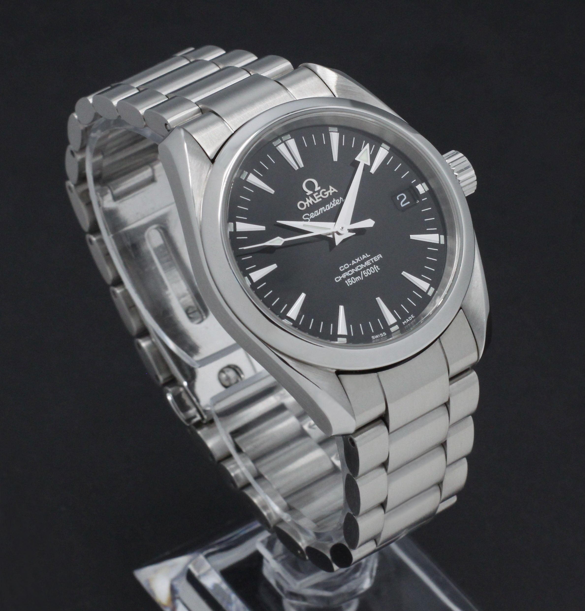 Omega Seamaster Aqua Terra Co-axial 2504.50.00 - 2004 - Omega horloge - Omega kopen - Omega heren horloge - Trophies Watches