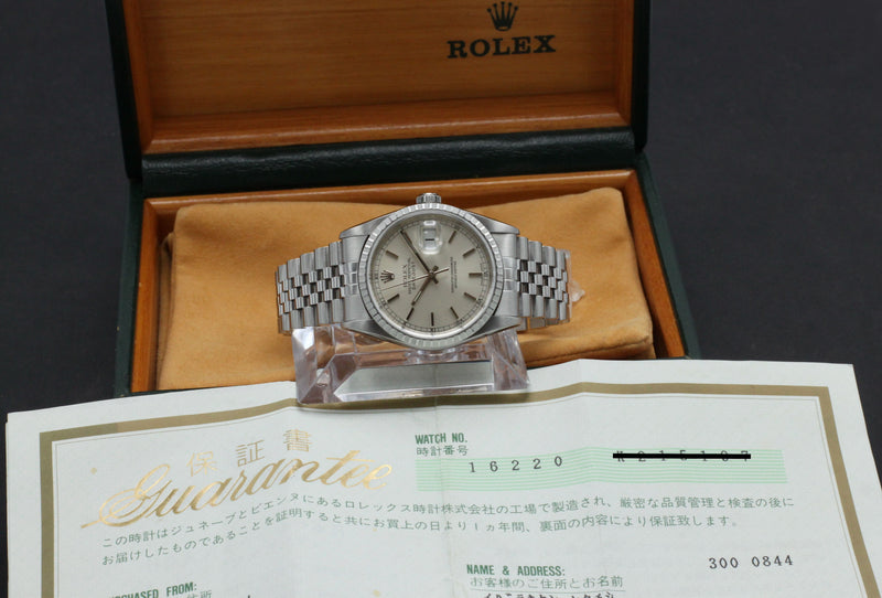 Rolex Datejust 16220 - 2001 - Rolex horloge - Rolex kopen - Rolex heren horloge - Trophies Watches