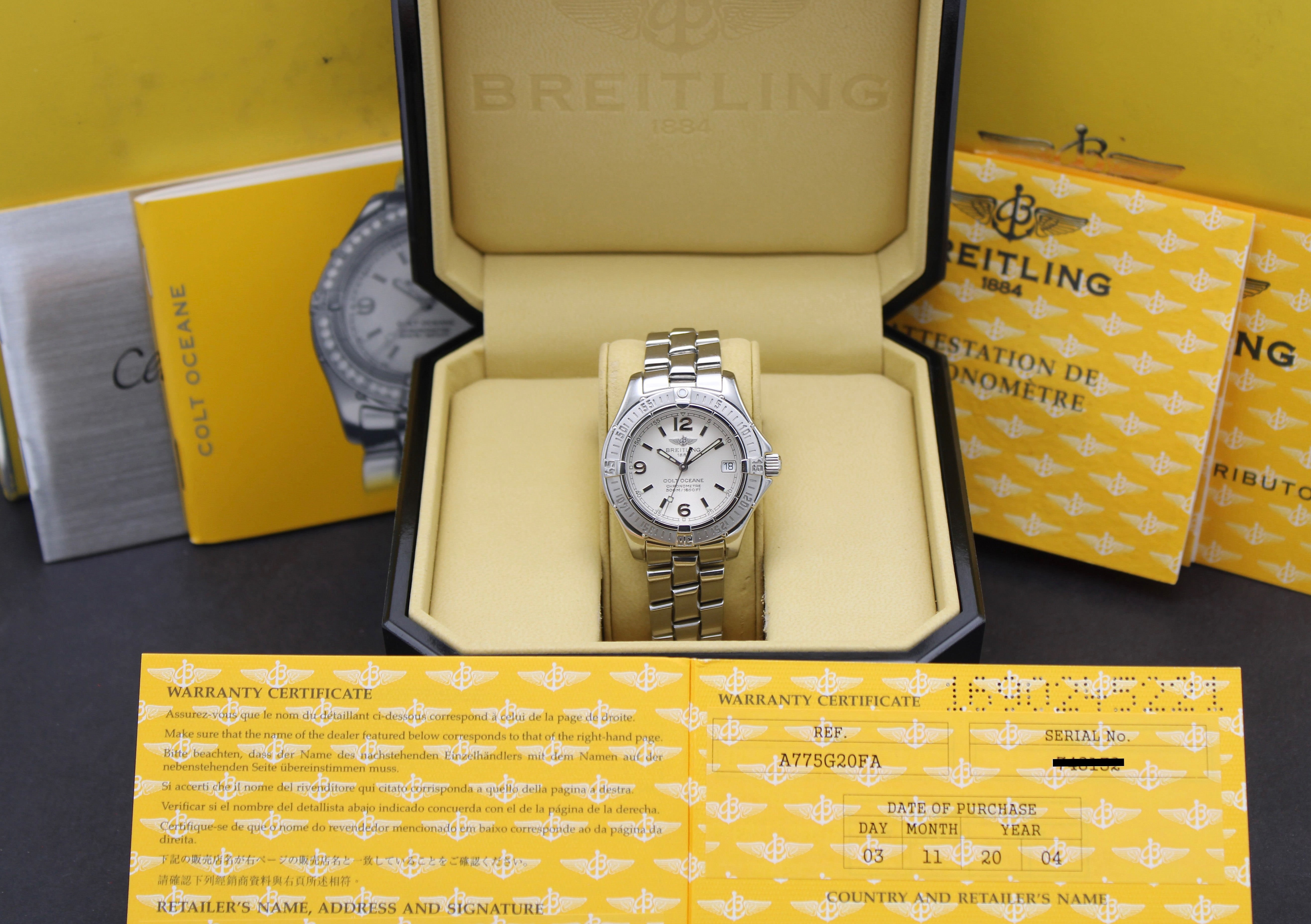 Breitling Colt Oceane A77380 - 2004 - Breitling horloge - Breitling kopen - Breitling dames horloge - Trophies Watches