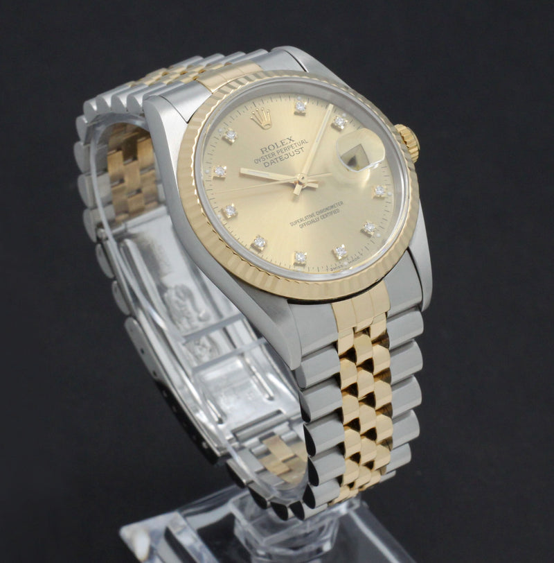 Rolex Datejust 16233G - 1995 - Rolex horloge - Rolex kopen - Rolex heren horloge - Trophies Watches