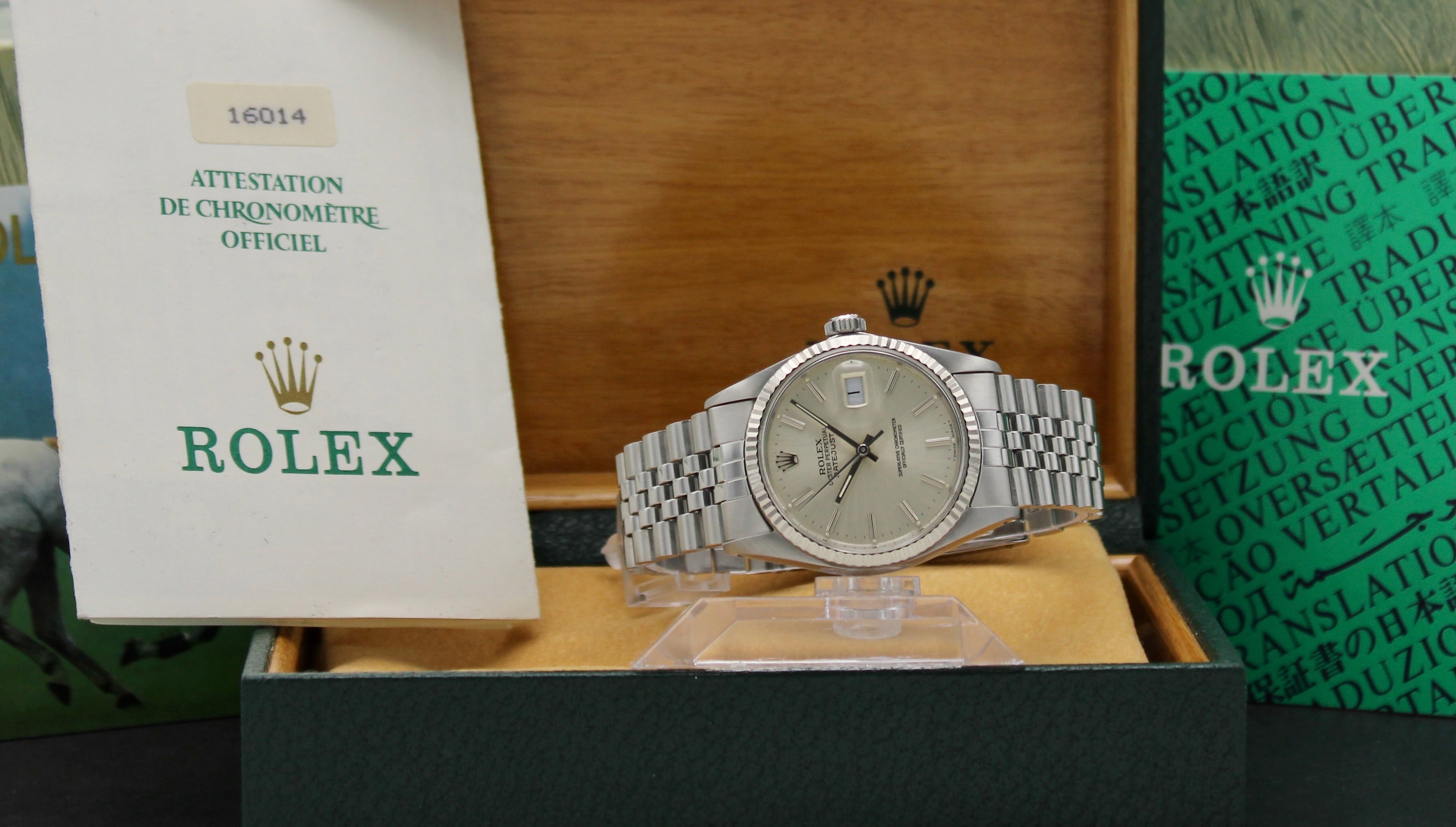 Rolex Datejust 16014 - 1988 - Rolex horloge - Rolex kopen - Rolex heren horloge - Trophies Watches