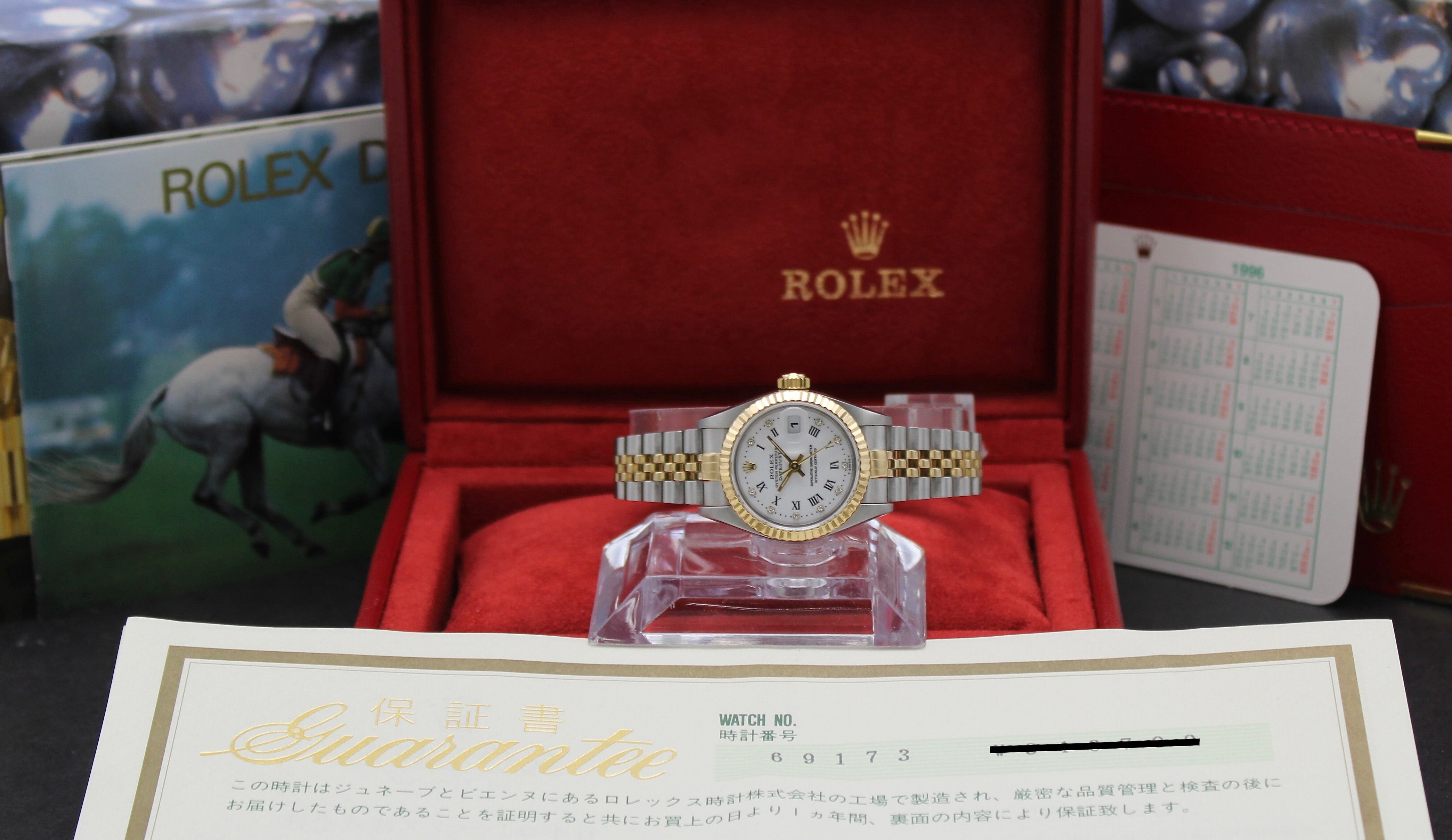 Rolex Lady-Datejust 69173G - 1996 - Rolex horloge - Rolex kopen - Rolex dames horloge - Trophies Watches