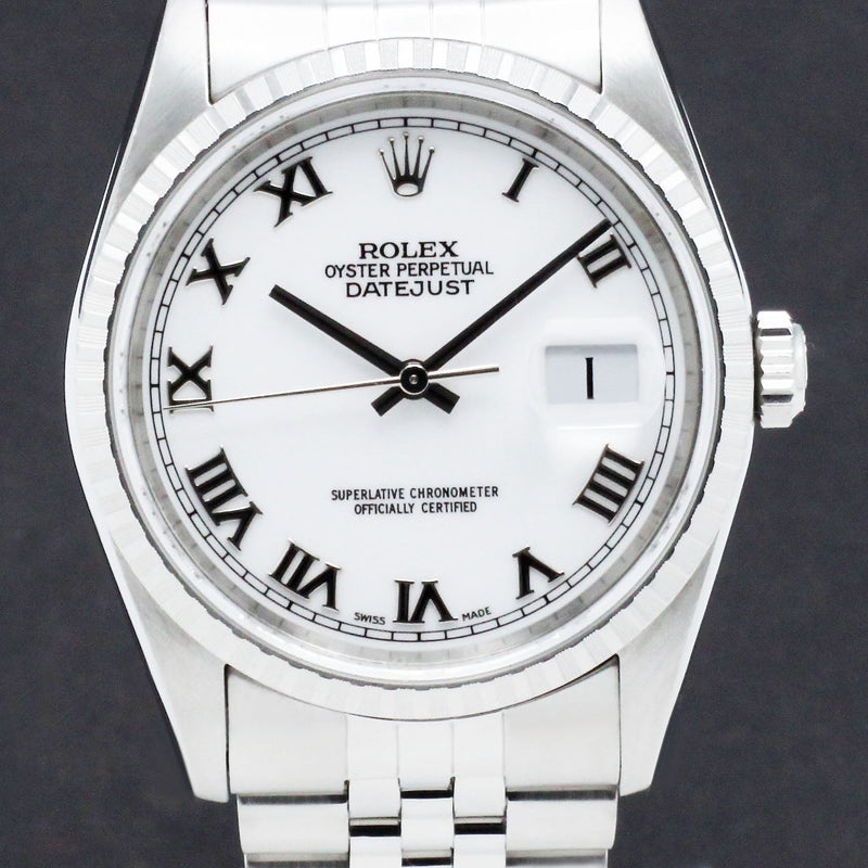 Rolex Datejust 16220 - 2000 - Rolex horloge - Rolex kopen - Rolex heren horloge - Trophies Watches