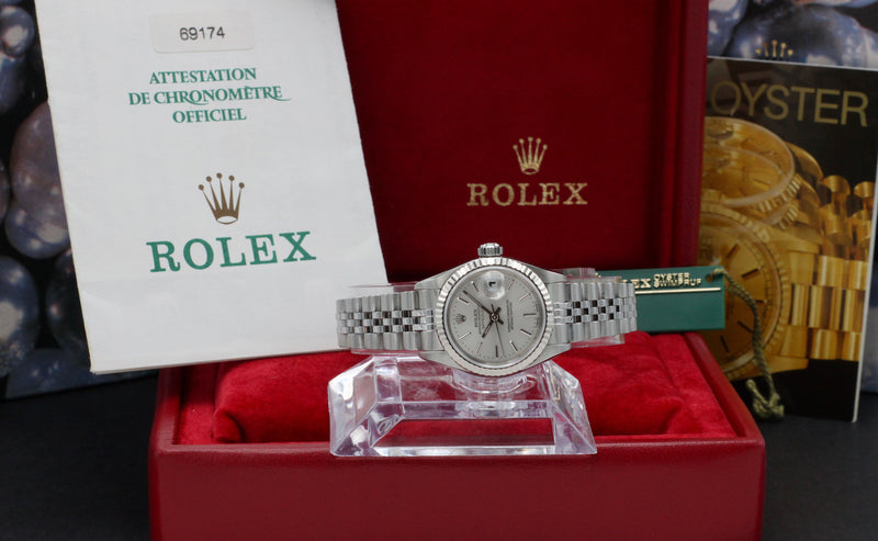 Rolex Oyster Perpetual Lady Datejust 69174 - 1999 - Rolex horloge - Rolex kopen - Rolex dames horloge - Trophies Watches