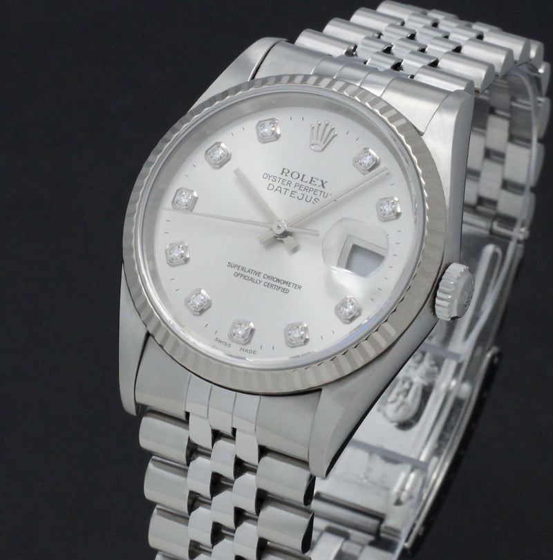 Rolex Datejust 16234G - 2000 - Rolex horloge - Rolex kopen - Rolex heren horloge - Trophies Watches