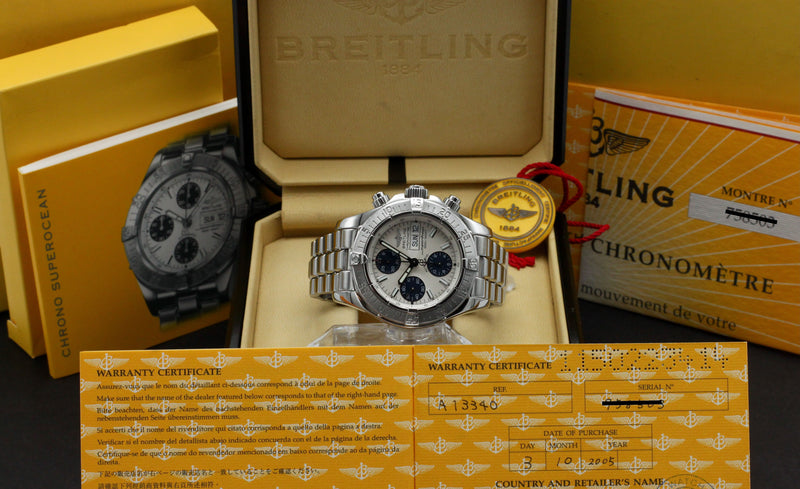 Breitling Superocean Chronograph II A13340 - 2005 - Breitling horloge - Breitling kopen - Breitling heren horloge - Trophies Watches