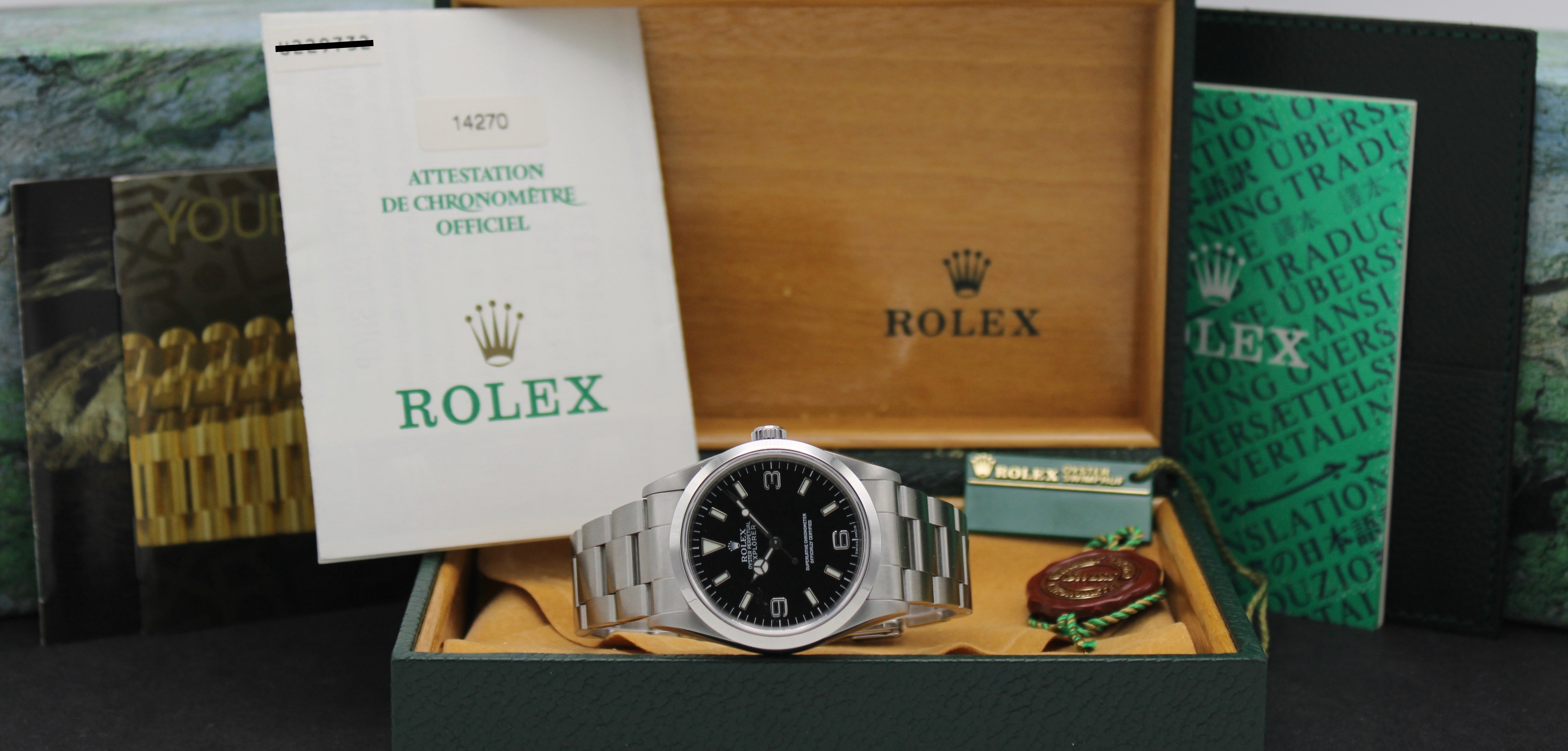 Rolex Explorer 14270 - 1997 - Rolex horloge - Rolex kopen - Rolex heren horloge - Trophies Watches