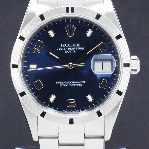 Rolex Oyster Perpetual Date 15210 - 1999 - Rolex horloge - Rolex kopen - Rolex heren horloge - Trophies Watches