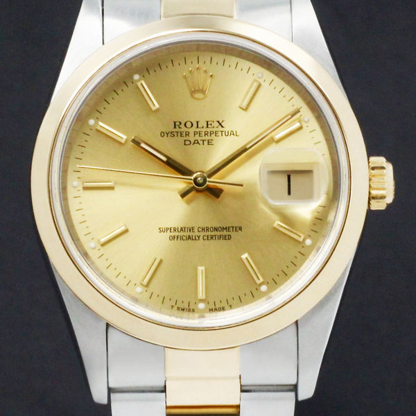 Rolex Oyster Perpetual Date 15203 - 1996 - Rolex horloge - Rolex kopen - Rolex heren horloge - Trophies Watches