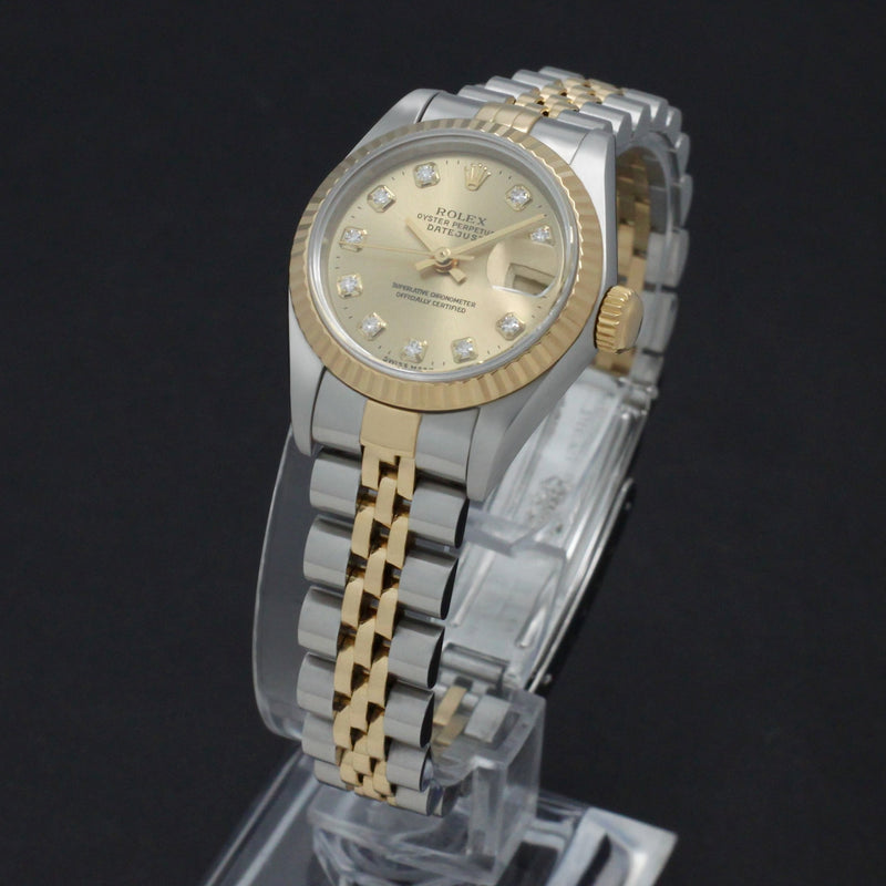 Rolex Lady-Datejust 69173G - 1996 - Rolex horloge - Rolex kopen - Rolex dames horloge - Trophies Watches