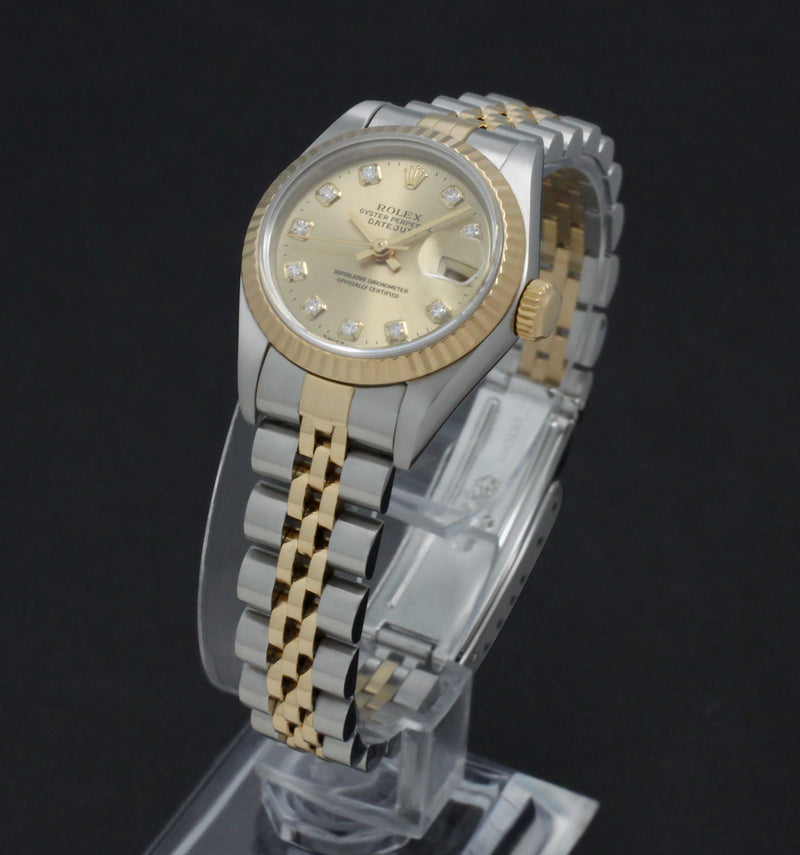 Rolex Lady-Datejust 69173G - 1996 - Rolex horloge - Rolex kopen - Rolex dames horloge - Trophies Watches