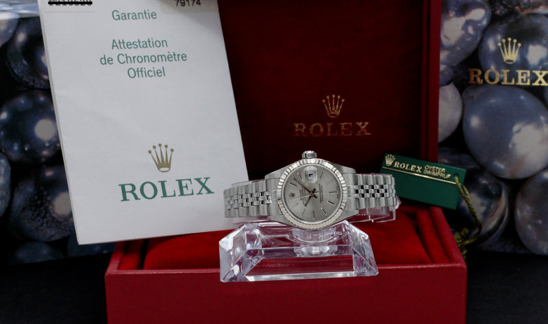 Rolex Oyster Perpetual Lady Datejust 79174 - 2004 - Rolex horloge - Rolex kopen - Rolex dames horloge - Trophies Watches