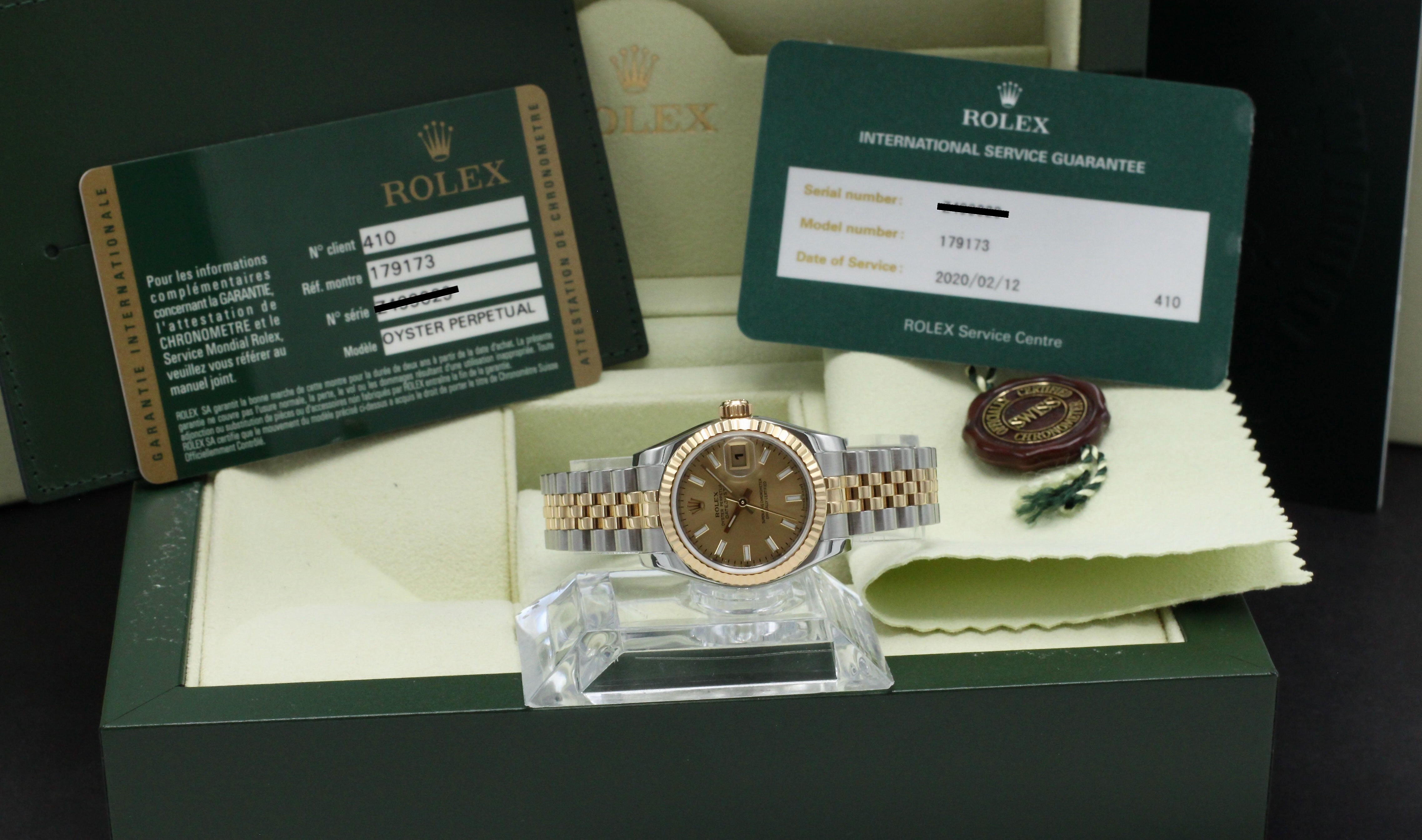 Rolex Lady-Datejust 179173 - 2009 - Rolex horloge - Rolex kopen - Rolex dames horloge - Trophies Watches