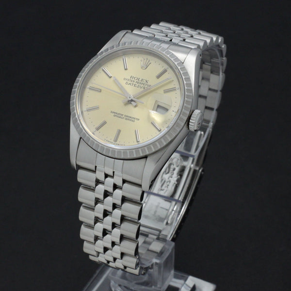 Rolex Datejust 16220 - 1989 - Rolex horloge - Rolex kopen - Rolex heren horloge - Trophies Watches