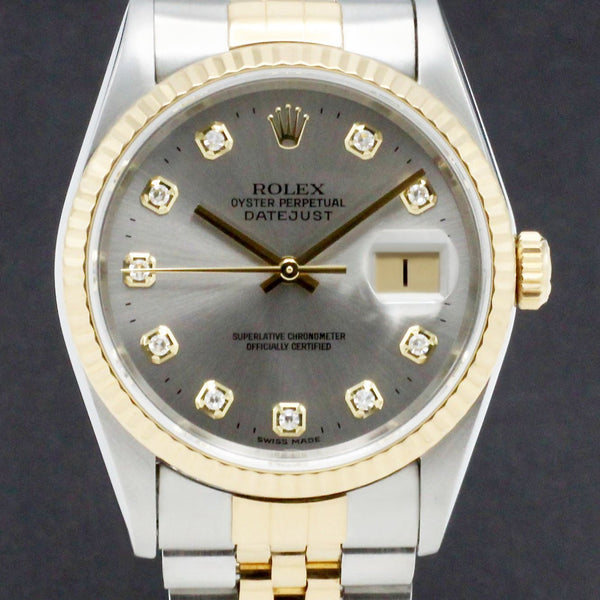 Rolex Datejust 16233G - 1995 - Rolex horloge - Rolex kopen - Rolex heren horloge - Trophies Watches