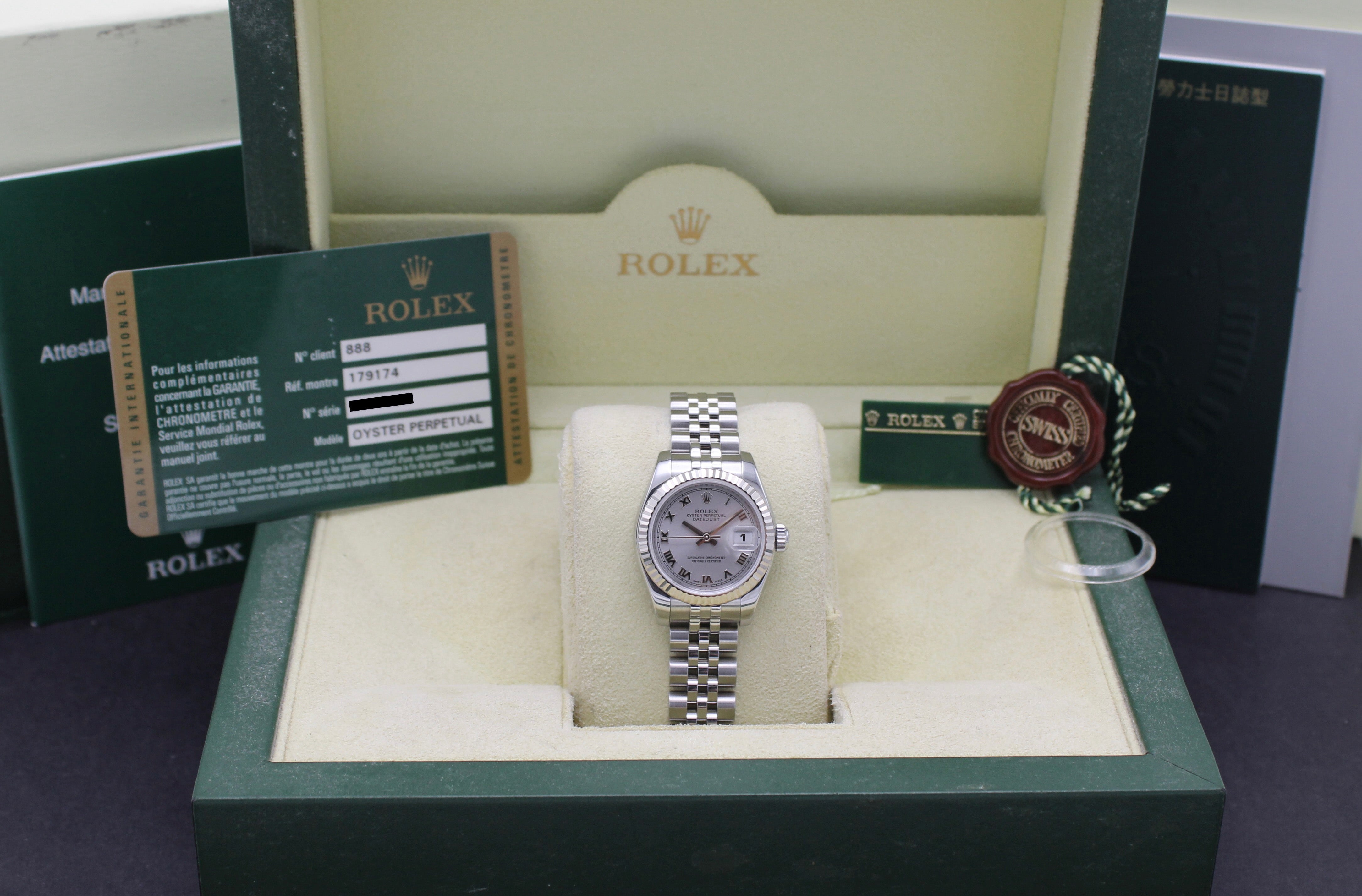 Rolex Oyster Perpetual Lady Datejust 179174 - 2007 - Rolex horloge - Rolex kopen - Rolex dames horloge - Trophies Watches