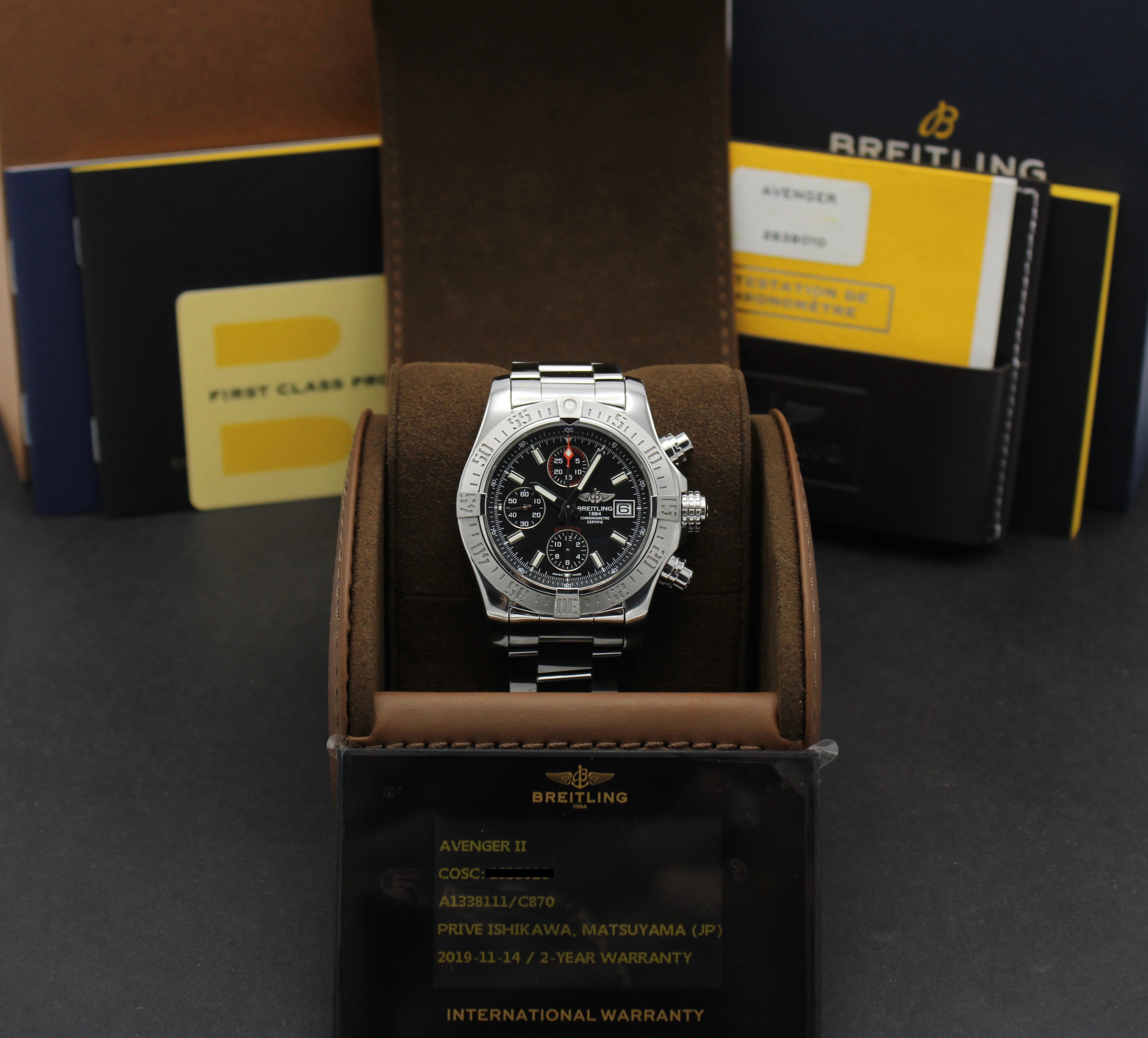 Breitling Avenger II A13381 - 2019 - Breitling horloge - Breitling kopen - Breitling heren horloge - Trophies Watches