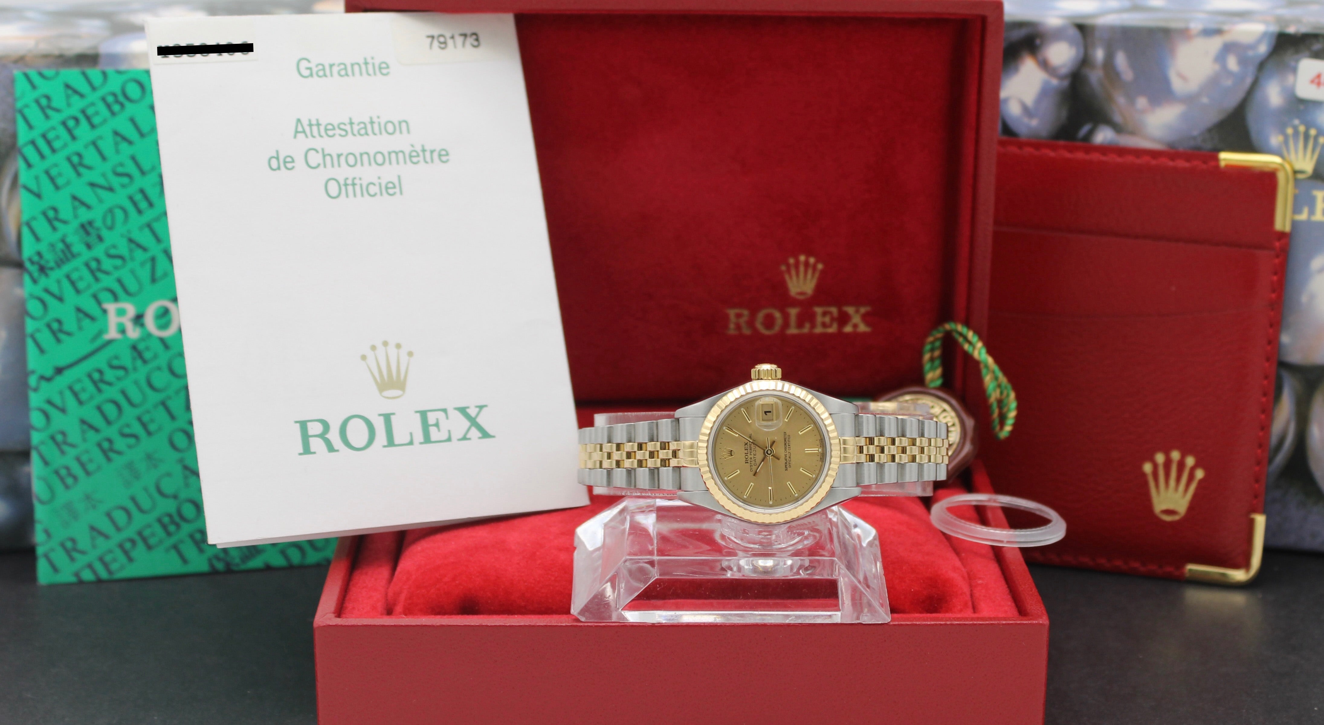 Rolex Lady-Datejust 79173 - 2002 - Rolex horloge - Rolex kopen - Rolex dames horloge - Trophies Watches