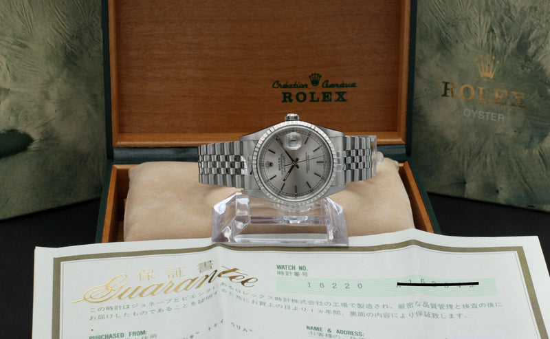 Rolex Datejust 16220 - 1999 - Rolex horloge - Rolex kopen - Rolex heren horloge - Trophies Watches