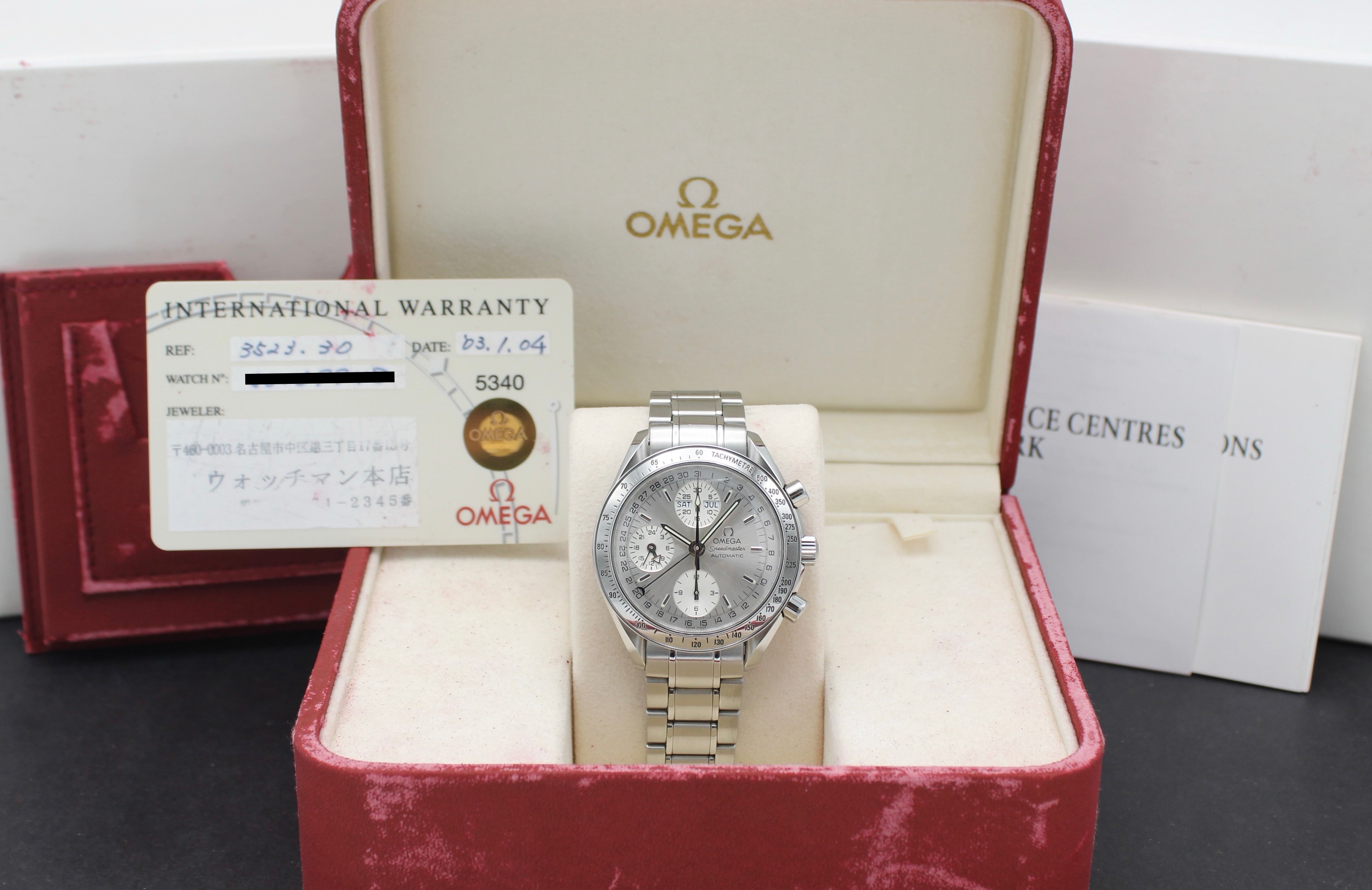 Omega Speedmaster Day Date 3523.30.00 - 2003 - Omega horloge - Omega kopen - Omega heren horloge - Trophies Watches