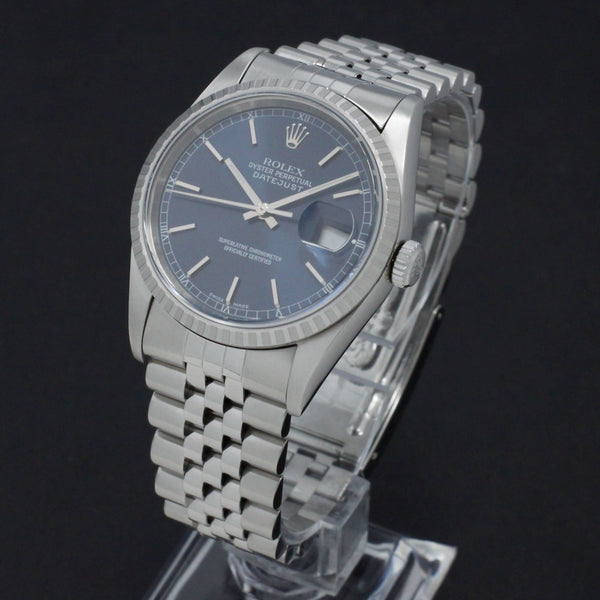 Rolex Datejust 16220 - 2000 - Rolex horloge - Rolex kopen - Rolex heren horloge - Trophies Watches