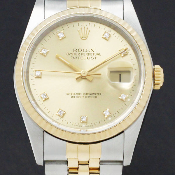 Rolex Datejust 16233G - 1988 - Rolex horloge - Rolex kopen - Rolex heren horloge - Trophies Watches