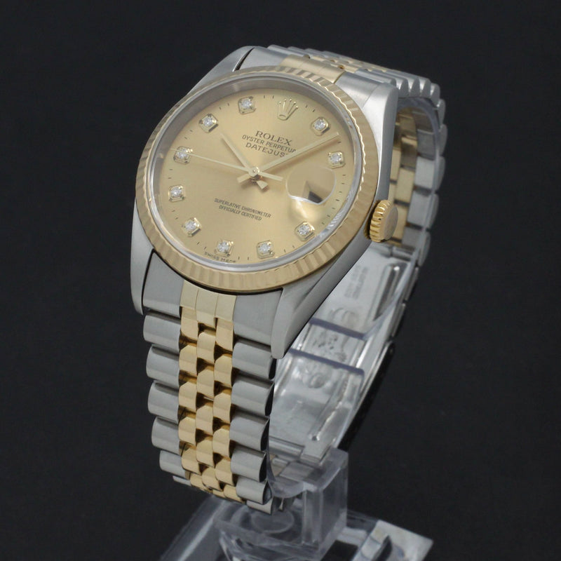 Rolex Datejust 16233G - 2002 - Rolex horloge - Rolex kopen - Rolex heren horloge - Trophies Watches