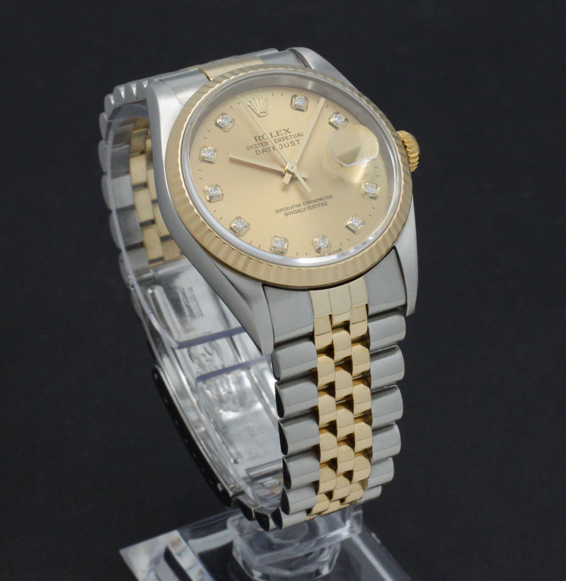 Rolex Datejust 16233G - 2002 - Rolex horloge - Rolex kopen - Rolex heren horloge - Trophies Watches