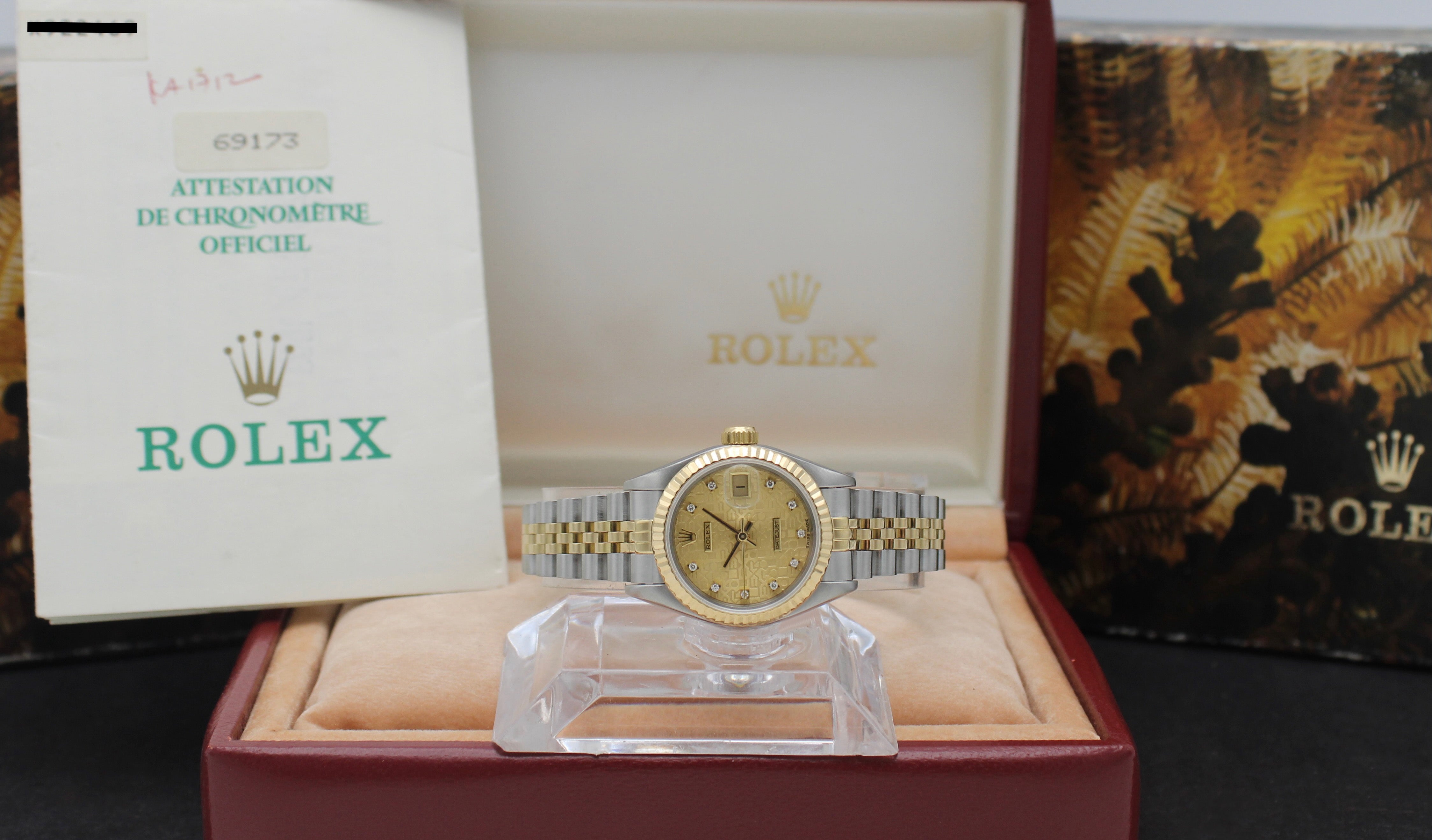Rolex Lady-Datejust 69173G - 1993 - Rolex horloge - Rolex kopen - Rolex dames horloge - Trophies Watches
