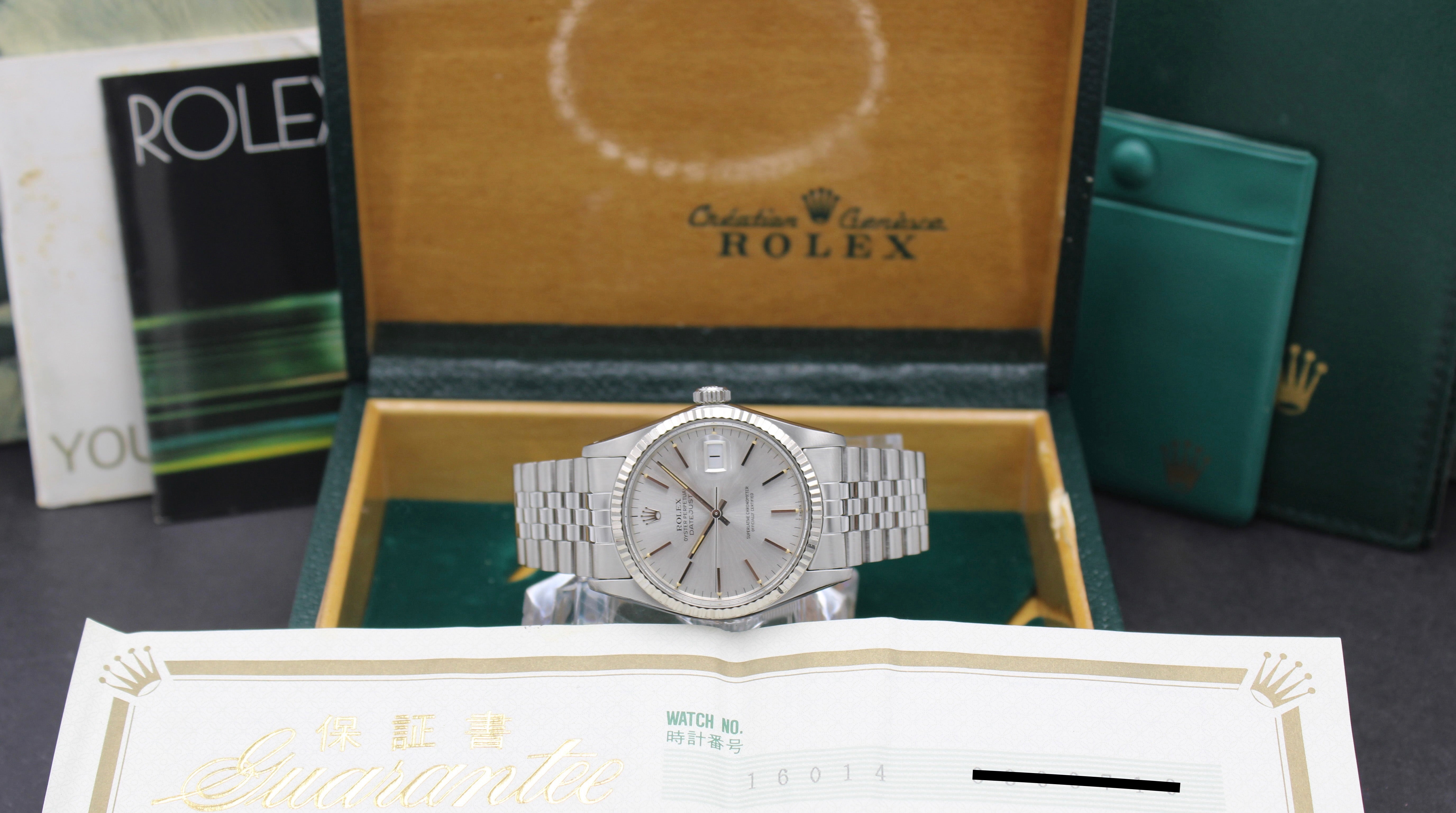 Rolex Datejust 16014 - 1990 - Rolex horloge - Rolex kopen - Rolex heren horloge - Trophies Watches