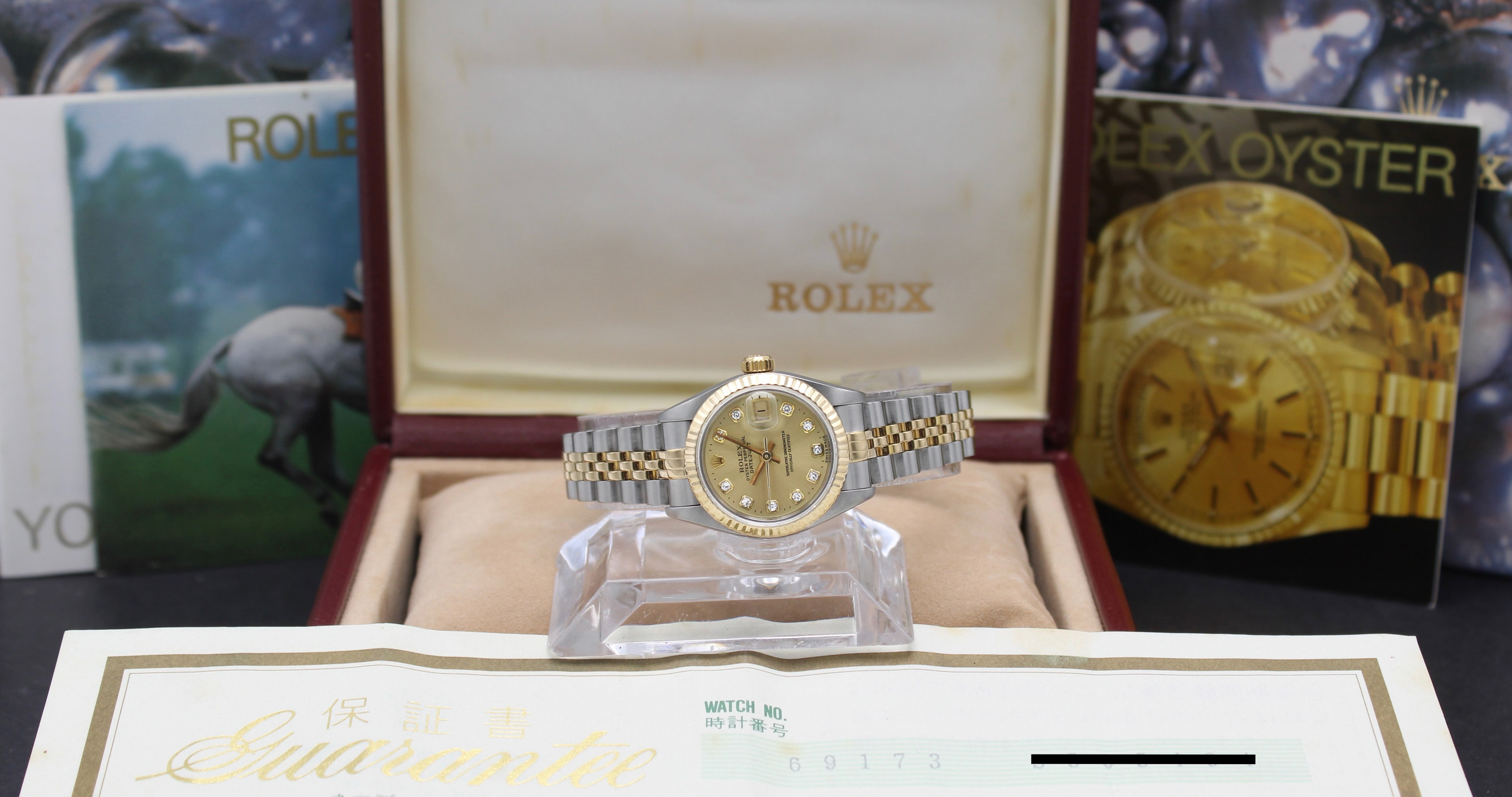 Rolex Lady-Datejust 69173G - 1994 - Rolex horloge - Rolex kopen - Rolex dames horloge - Trophies Watches