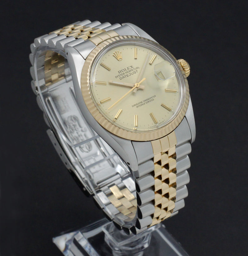 Rolex Datejust 16013 - 1988 - Rolex horloge - Rolex kopen - Rolex heren horloge - Trophies Watches