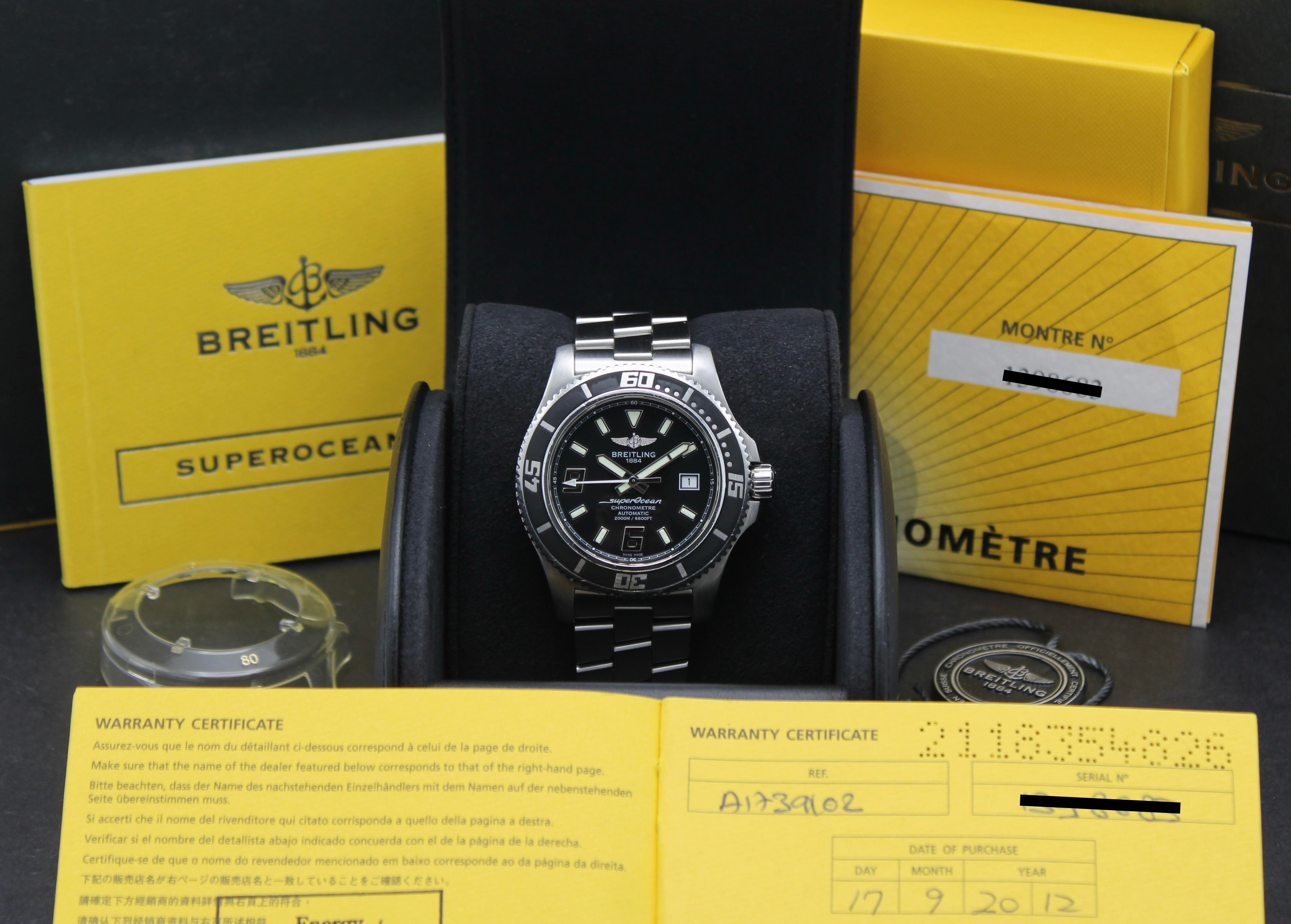 Breitling Superocean 44 A17391 - 2012 - Breitling horloge - Breitling kopen - Breitling heren horloge - Trophies Watches