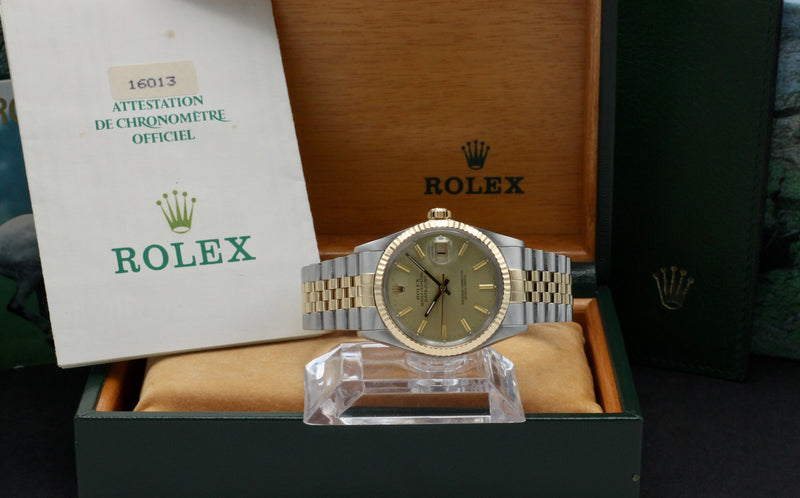 Rolex Datejust 16013 - 1988 - Rolex horloge - Rolex kopen - Rolex heren horloge - Trophies Watches