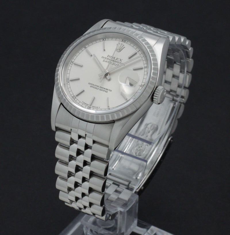 Rolex Datejust 16220 - 1997 - Rolex horloge - Rolex kopen - Rolex heren horloge - Trophies Watches