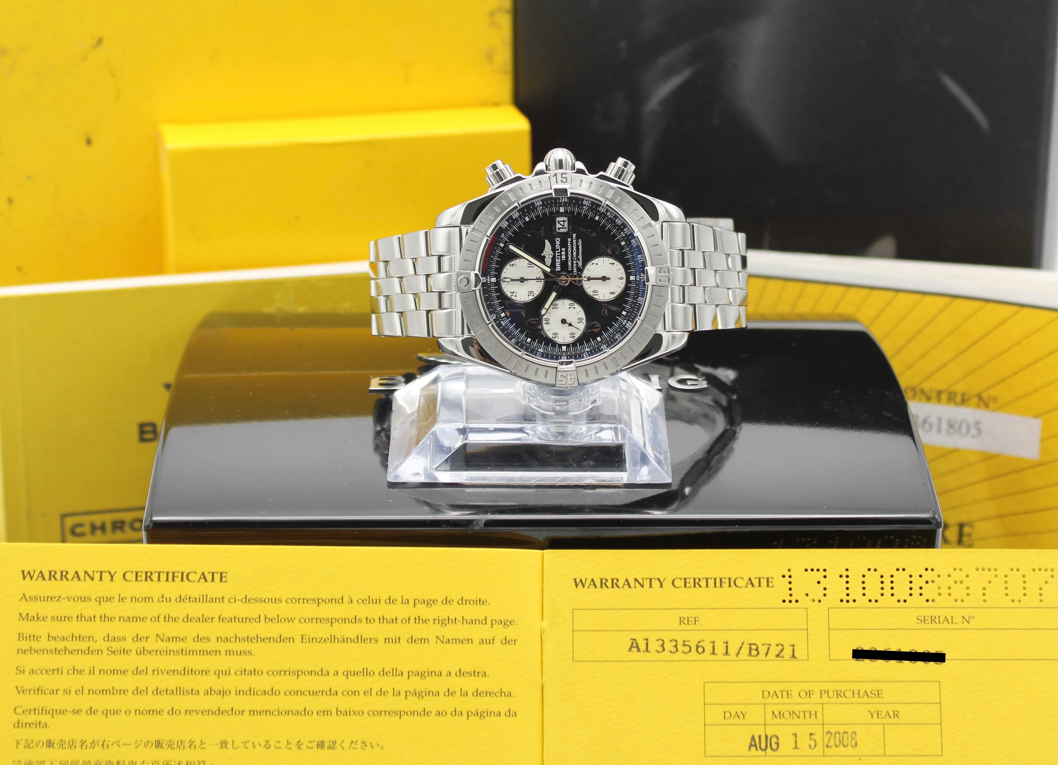 Breitling Chronomat A13356 - 2008 - Breitling horloge - Breitling kopen - Breitling heren horloge - Trophies Watches