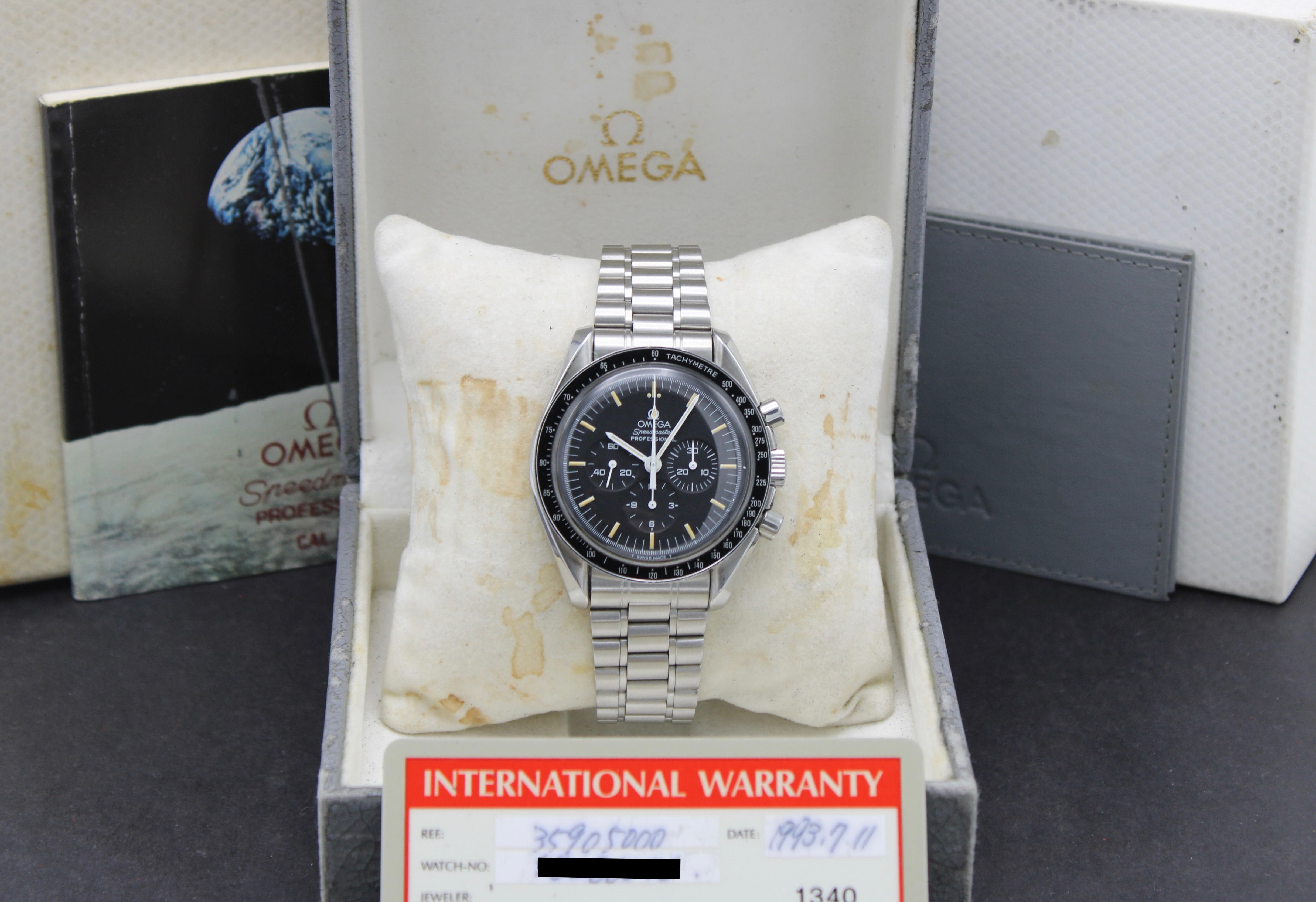 Omega Speedmaster 3590.50.00 - 1993 - Omega horloge - Omega kopen - Omega heren horloges - Trophies Watches