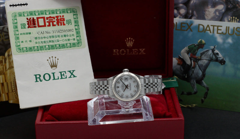 Rolex Oyster Perpetual Lady Datejust 79174G - 2002 - Rolex horloge - Rolex kopen - Rolex dames horloge - Trophies Watche