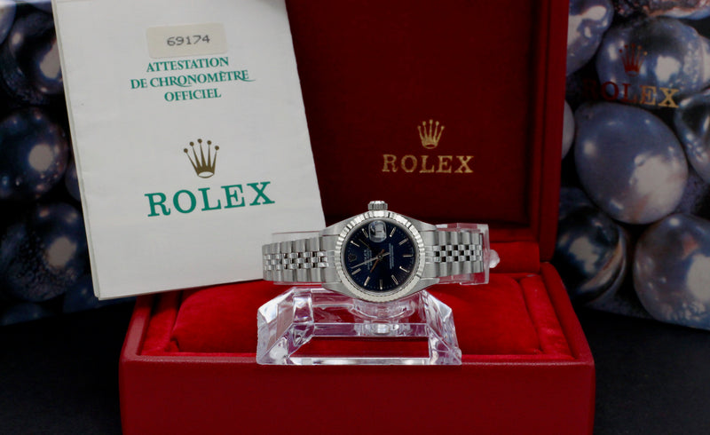 Rolex Oyster Perpetual Lady Datejust 69174 - 1990 - Rolex horloge - Rolex kopen - Rolex dames horloge - Trophies Watches