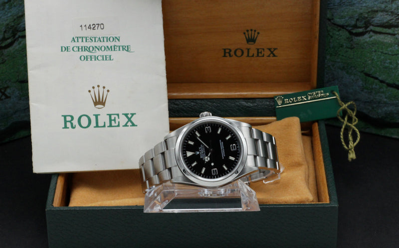 Rolex Explorer 114270 - 2001 - Rolex horloge - Rolex kopen - Rolex heren horloge - Trophies Watches